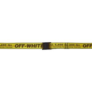 Off white industrial mini belt